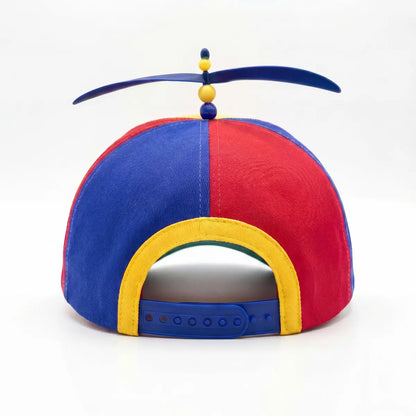 2026 New Baseball Cap Spring and Autumn Fashionable Color-Block Parent-Child Sun Protection Duckbill Cap Cartoon Cute Propeller Sun Hat Warm Compression Knee