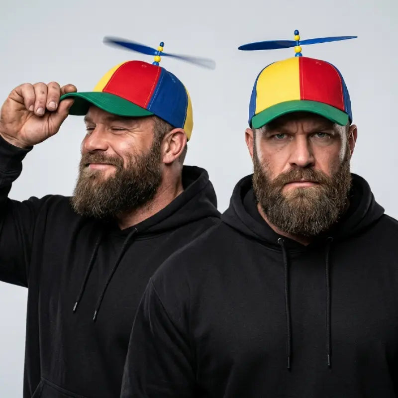 2026 New Baseball Cap Spring and Autumn Fashionable Color-Block Parent-Child Sun Protection Duckbill Cap Cartoon Cute Propeller Sun Hat Warm Compression Knee
