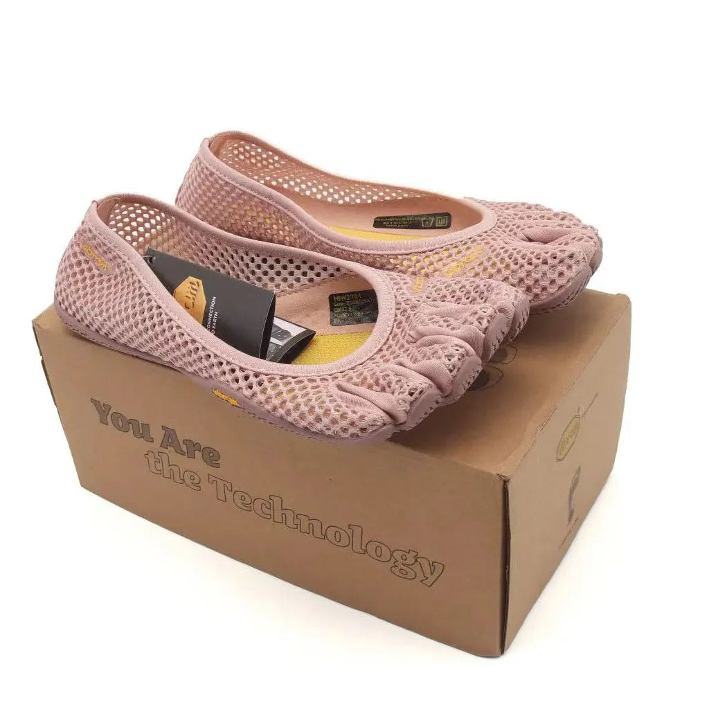 Women'S Five Finger Shoes Indoor Fitness Running Yoga Pilates Dance Soft Bottom Non‑Slip Quick‑Dry Breathable Mesh Shoes