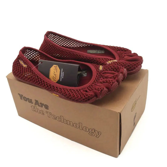 Women'S Five Finger Shoes Indoor Fitness Running Yoga Pilates Dance Soft Bottom Non‑Slip Quick‑Dry Breathable Mesh Shoes