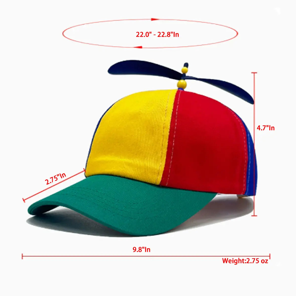 2026 New Baseball Cap Spring and Autumn Fashionable Color-Block Parent-Child Sun Protection Duckbill Cap Cartoon Cute Propeller Sun Hat Warm Compression Knee