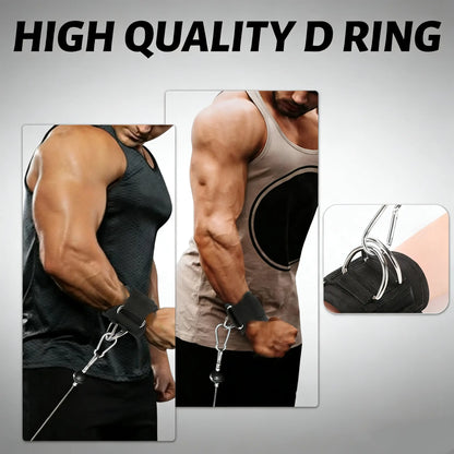 2 Pack Dual D-Ring Weight Lifting Straps, Upgraded Design, Enhanced Stability, Thick Durable Material, Secure Fit, Strong Grip for Weightlifting, Gym Training, Bodybuilding & Deadlifts