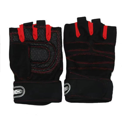 Fitness Half Finger Gloves Men and Women Wrist Guard Sports Dumbbell Riding Non Slip Horizontal Bar Exercise Training