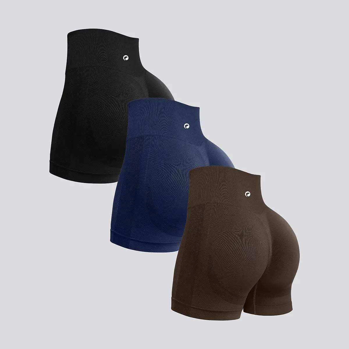 OQQ Women'S Seamless High-Waisted 3 Piece Workout Shorts for Women Yoga & Training Shorts